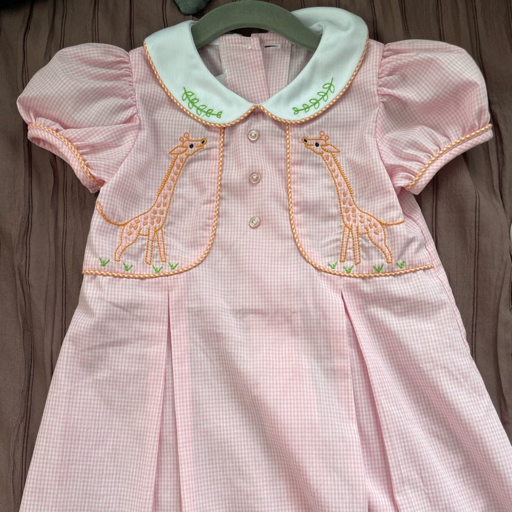 Shrimp & Grits giraffe dress